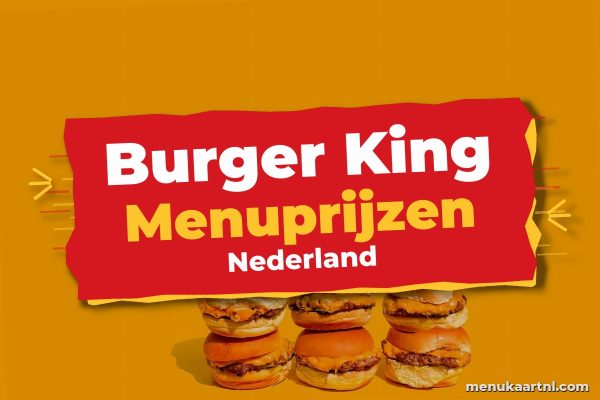 Burger King menukaart prijzen 2026