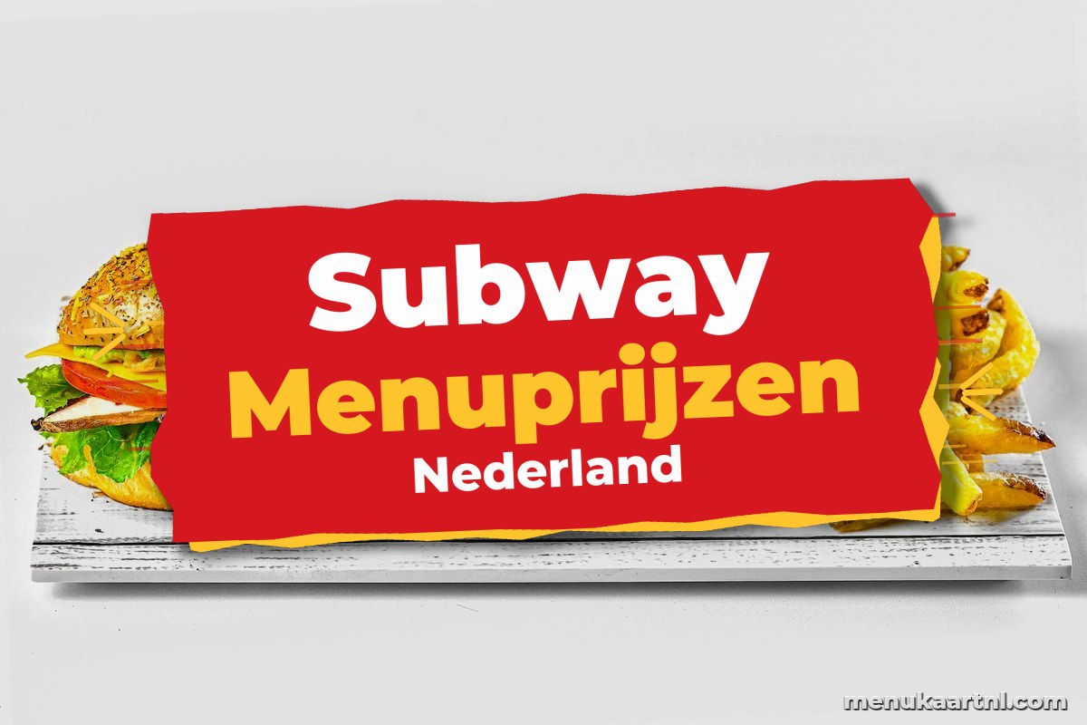 Subway menukaart prijzen 2026